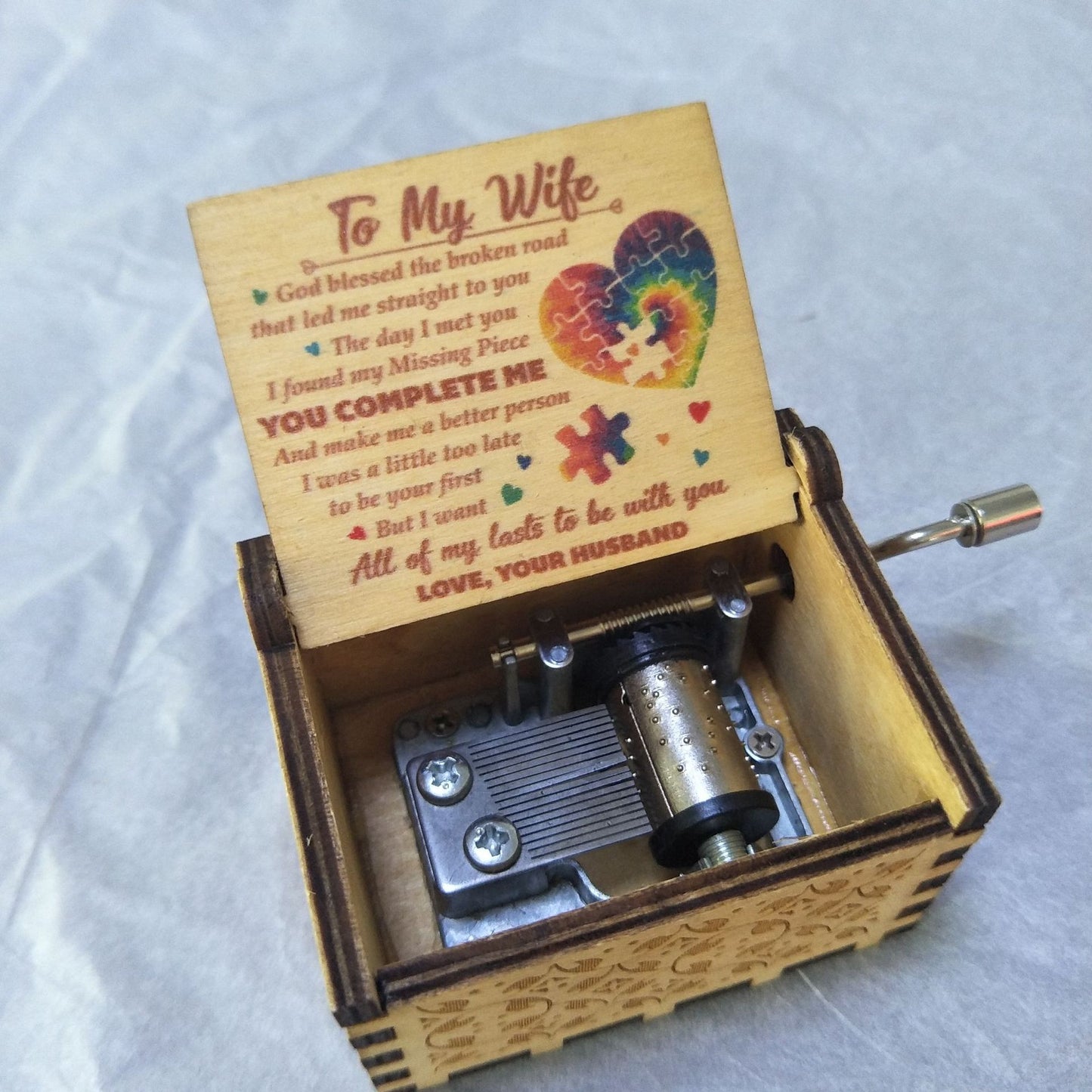 Painted music box