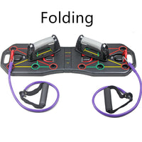 Foldable board with drawstring