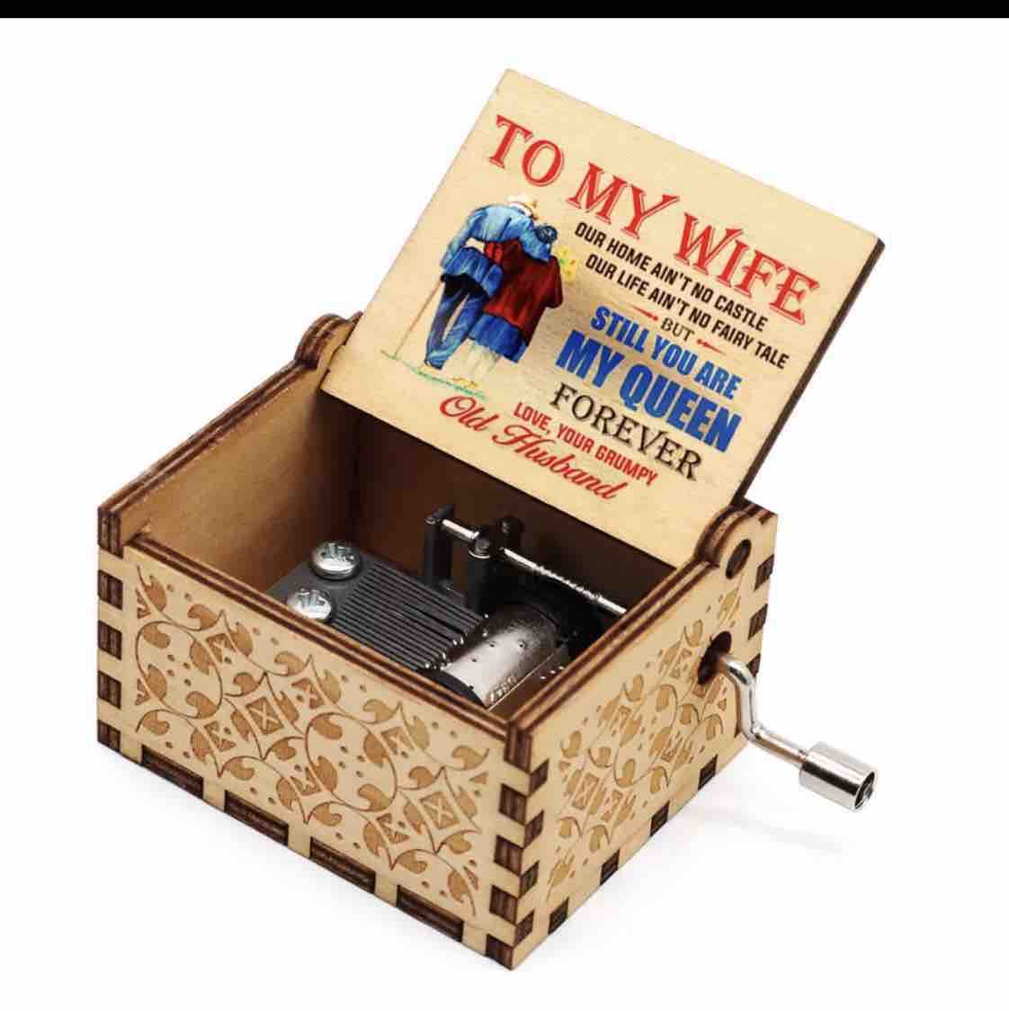 Painted music box
