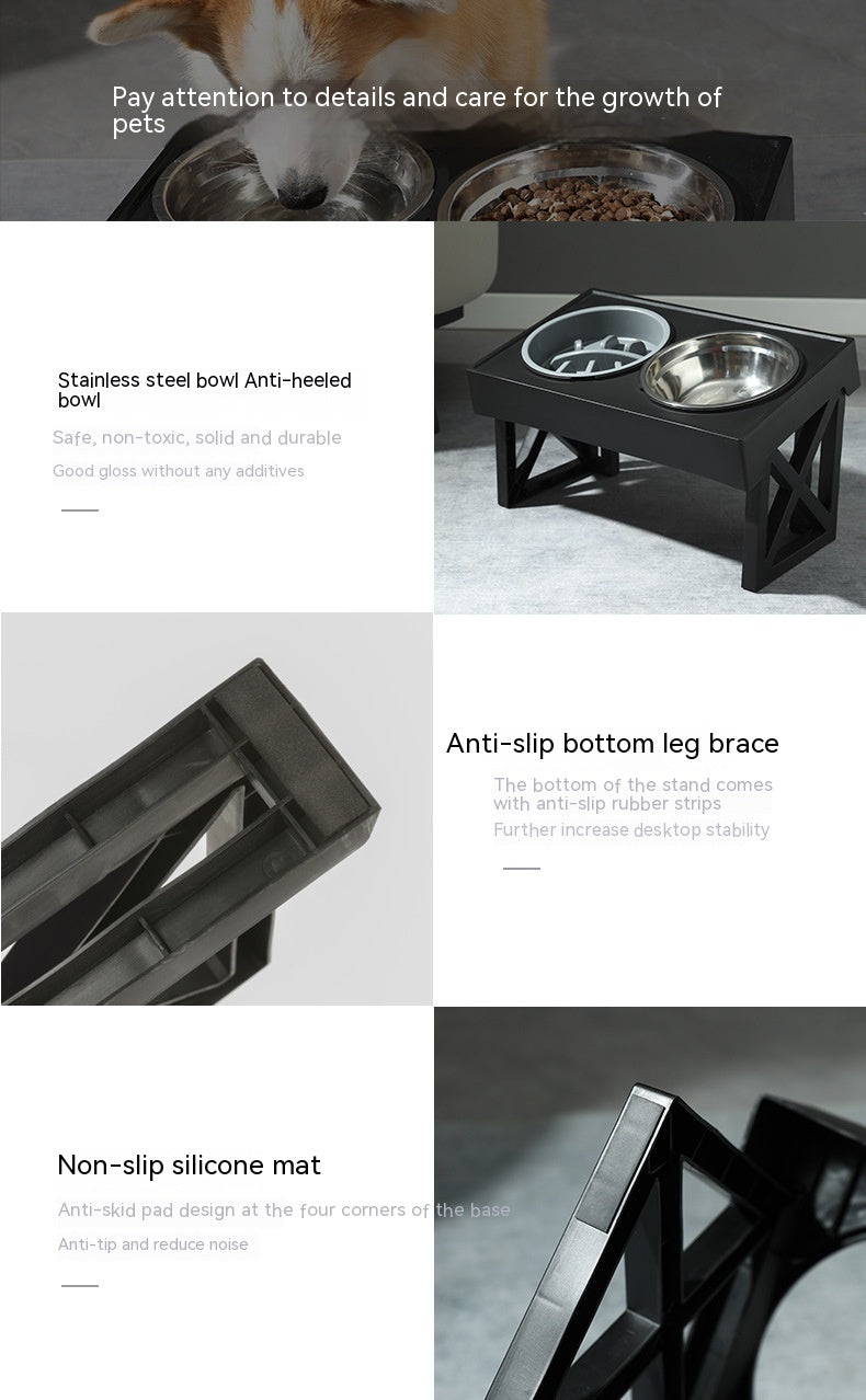 Adjustable Elevated Dog Bowl