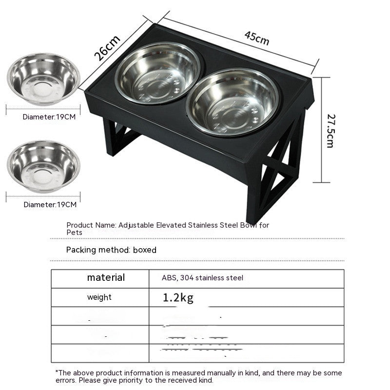Adjustable Elevated Dog Bowl