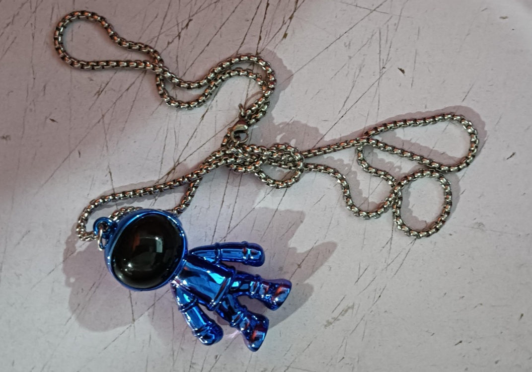 Spaceman Keychain