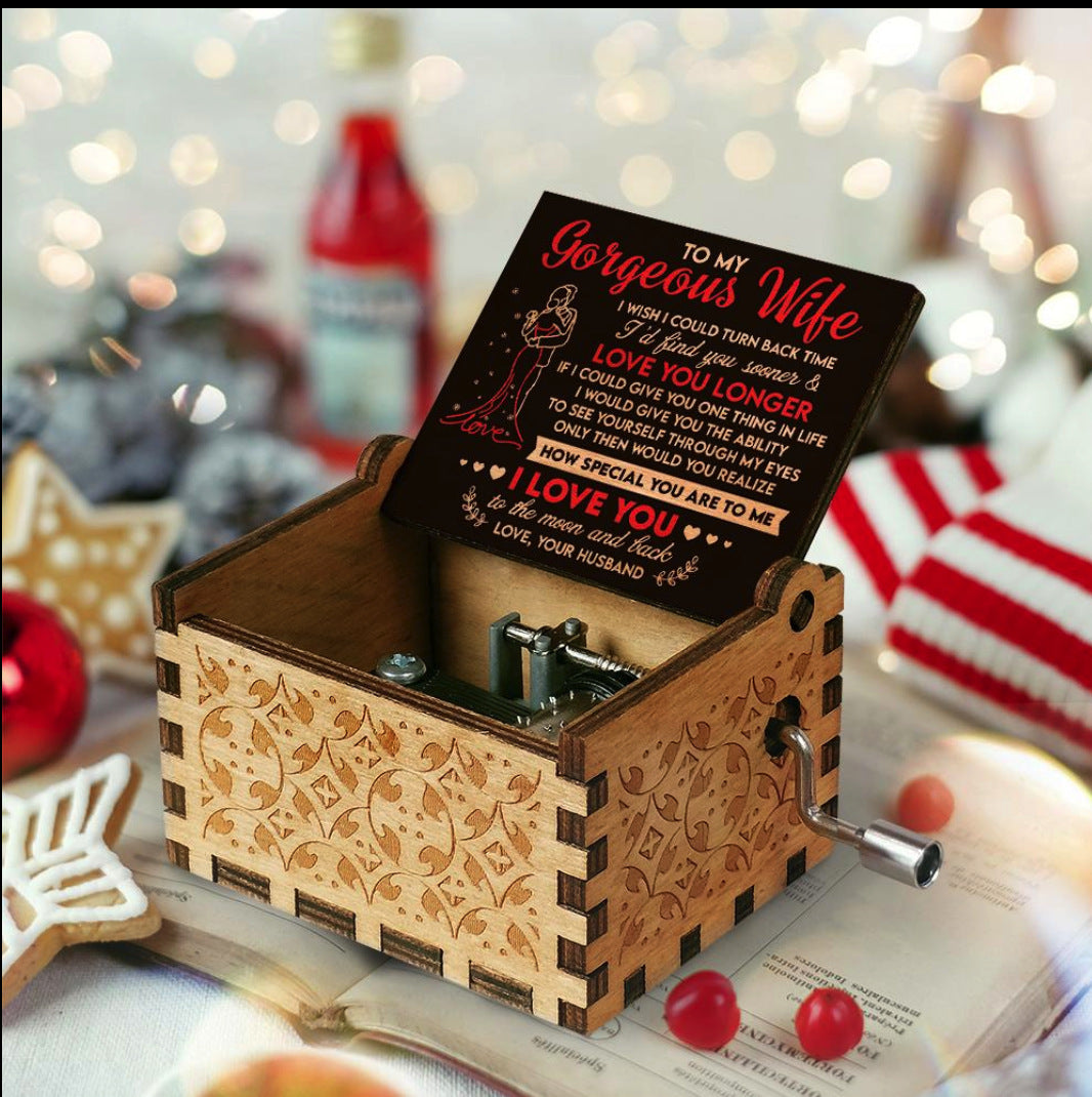 Painted music box