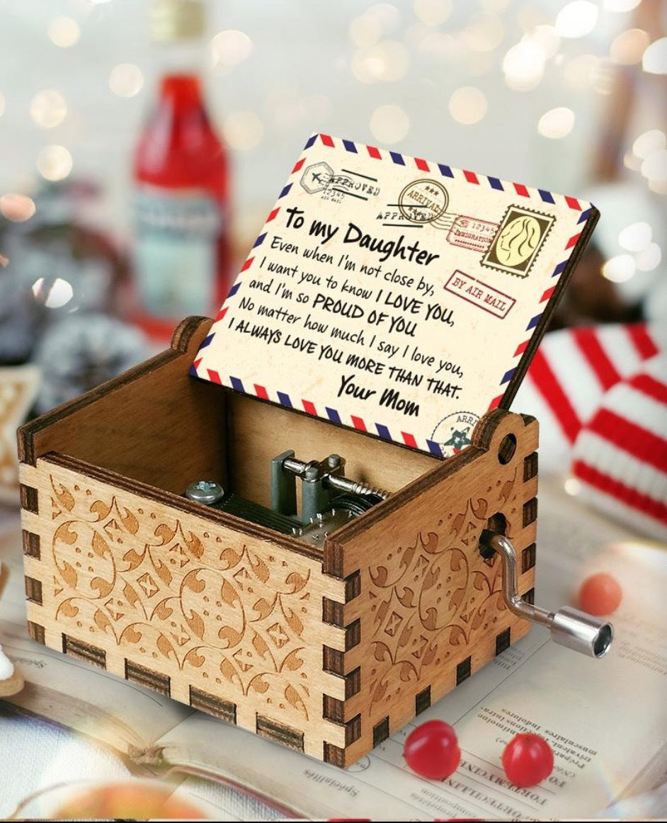 Painted music box