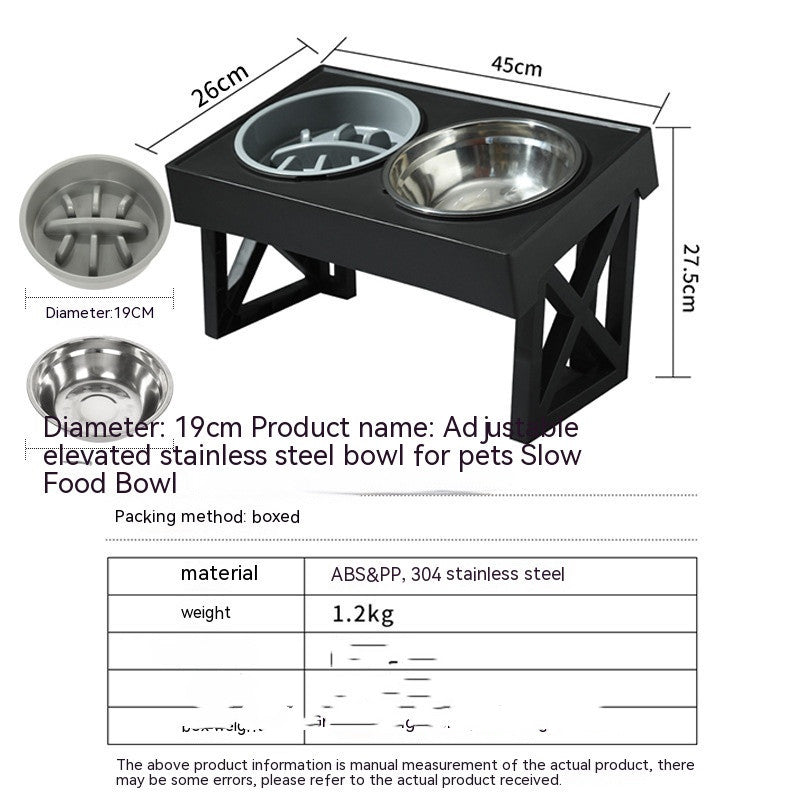 Adjustable Elevated Dog Bowl