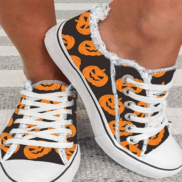 Halloween Casual Canvas Shoes