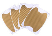 4pcs Set Of Door Stickers Carbon Fiber