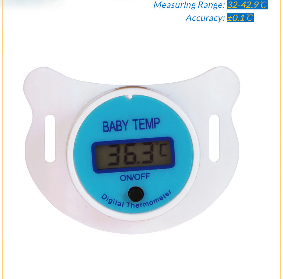 Pacifier digital thermometer