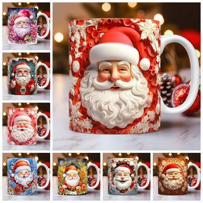 3D Christmas Ceramic Mug