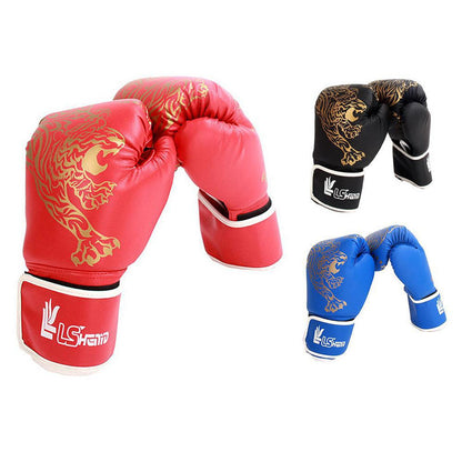 Flame Tiger Boxing Gloves