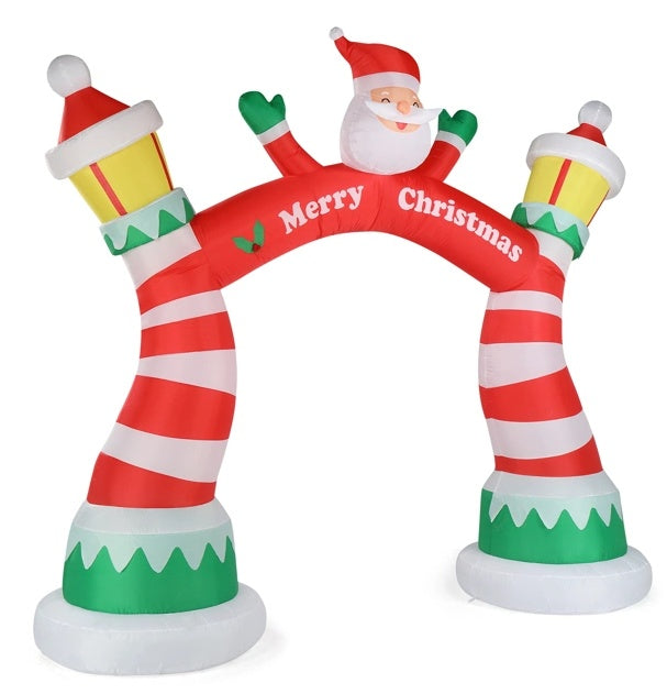 Lighted Christmas Inflatable Archway