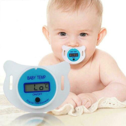 Pacifier digital thermometer