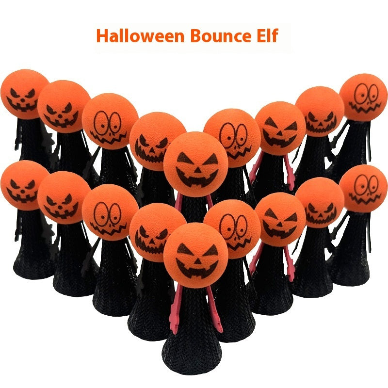 Halloween Pumpkin Head Bouncing Doll