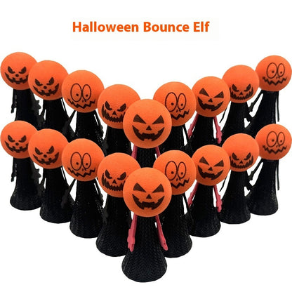 Halloween Pumpkin Head Bouncing Doll