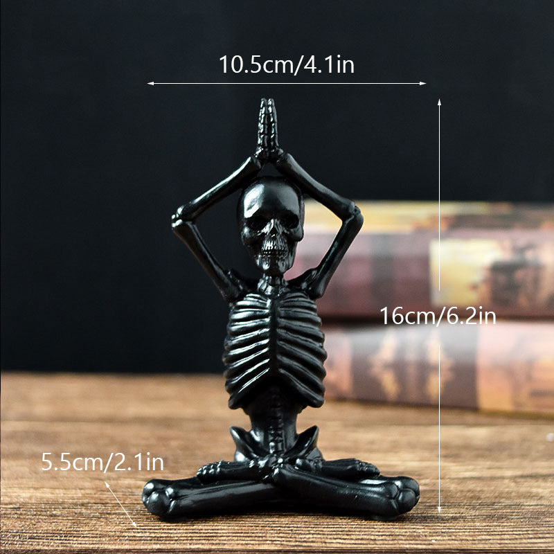 Halloween Yoga Skull Skeleton