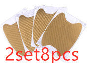 4pcs Set Of Door Stickers Carbon Fiber