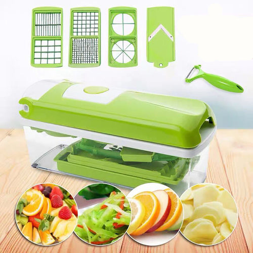 12pcs Multifunctional Vegetable Chopper