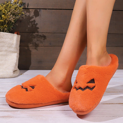 Halloween Pumpkin Slippers