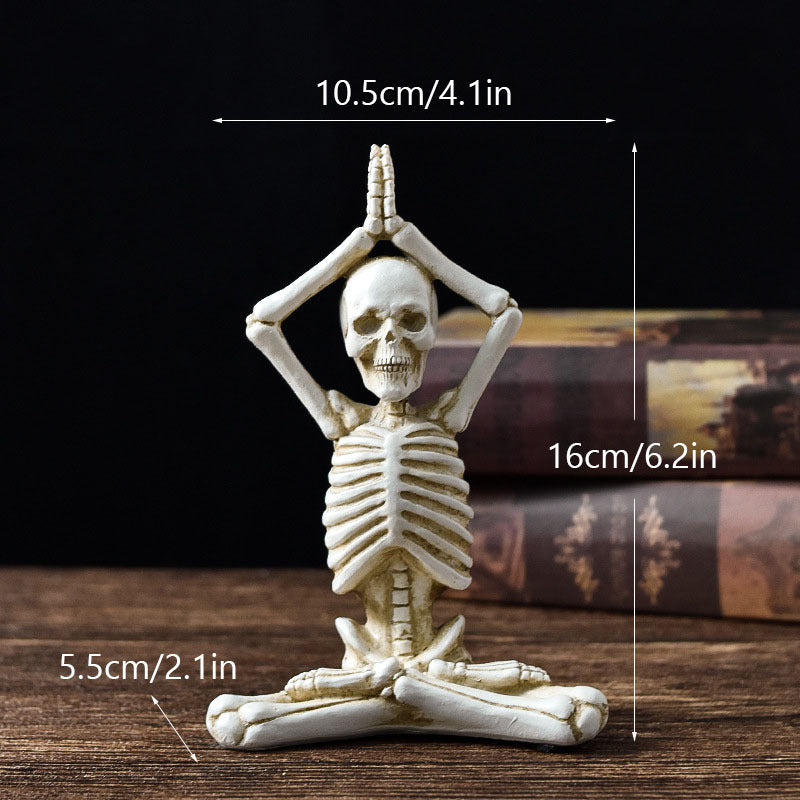 Halloween Yoga Skull Skeleton