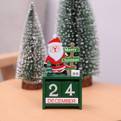 Christmas Wooden Calendar Decorations