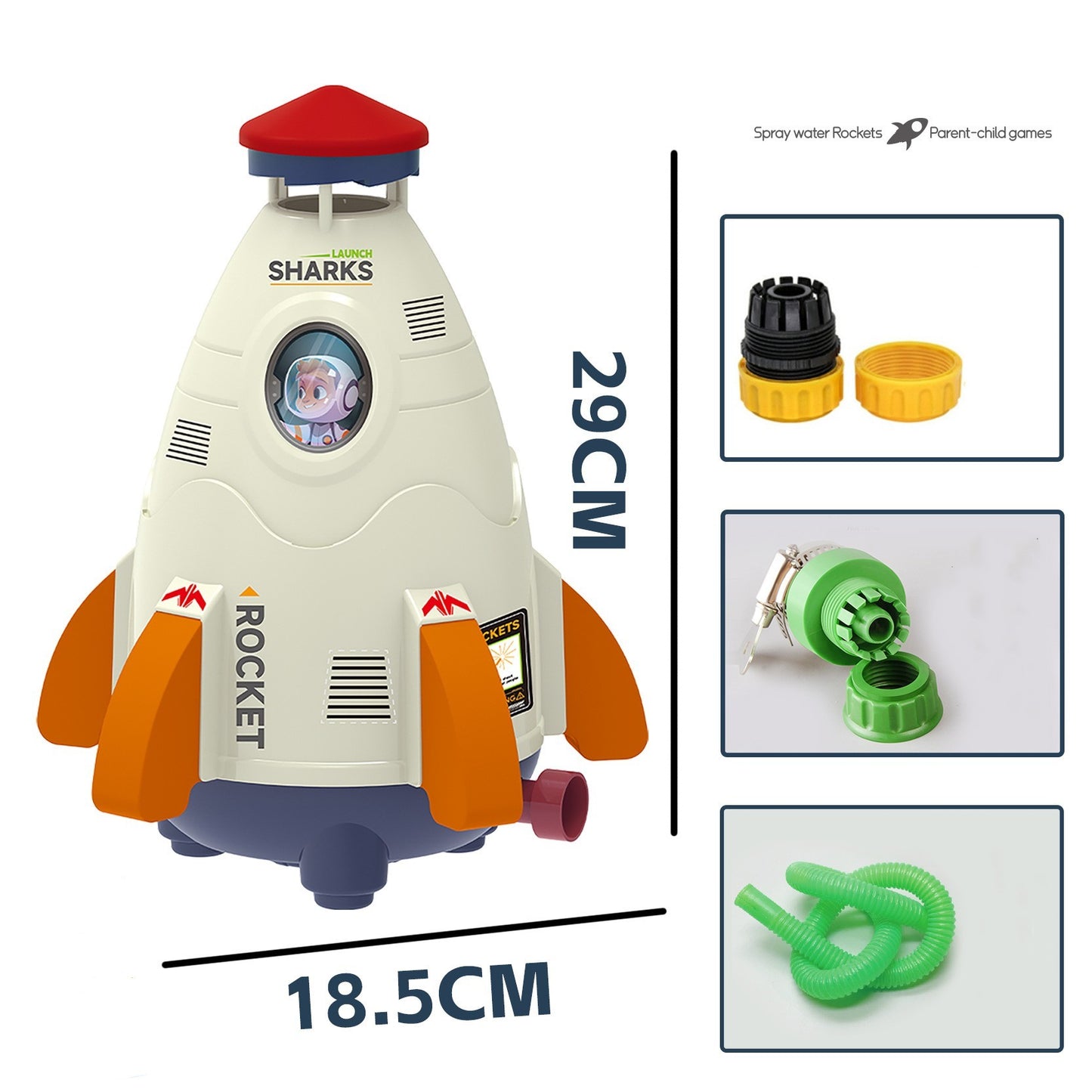 Kids Space Rocket Sprinkler