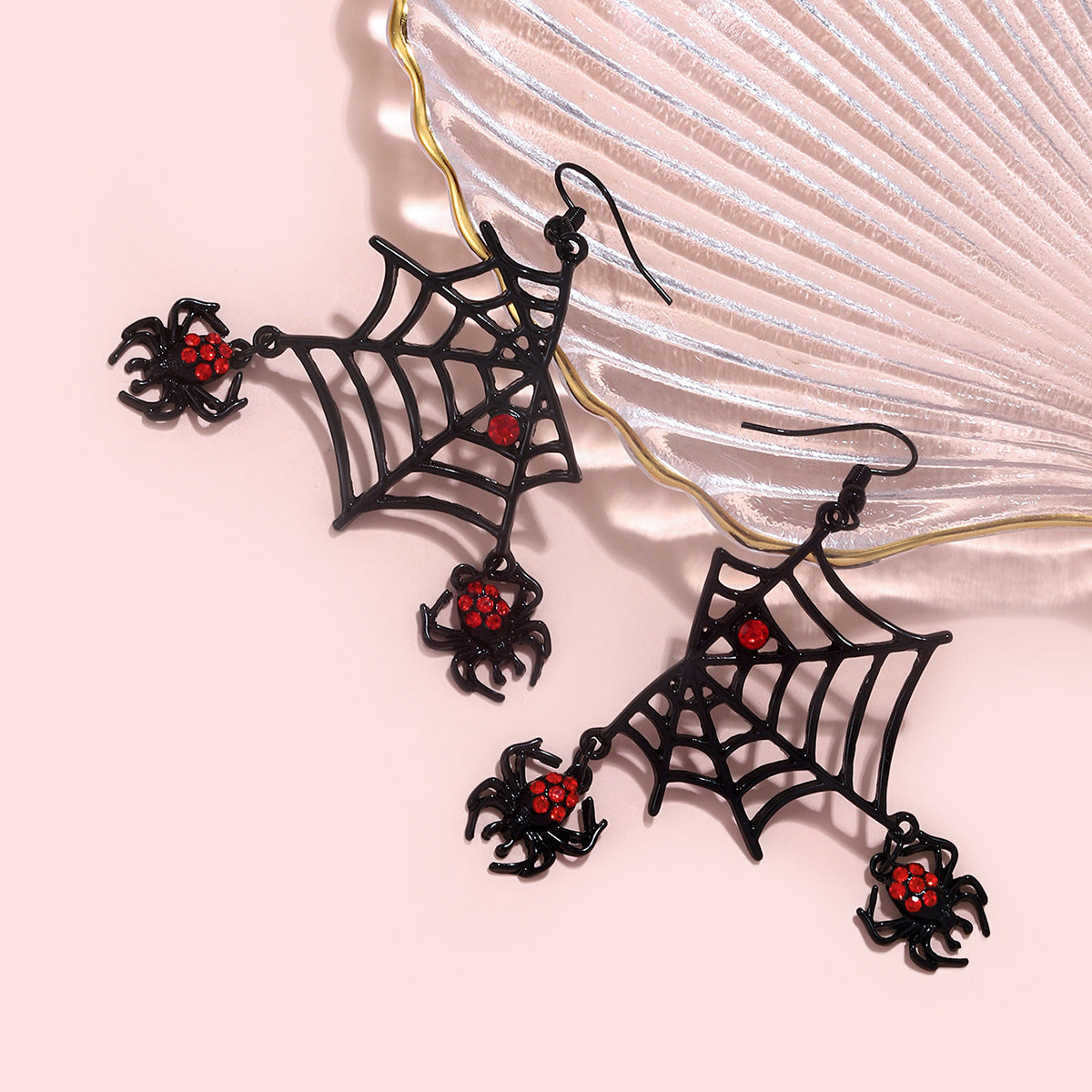 Spider Web Earrings