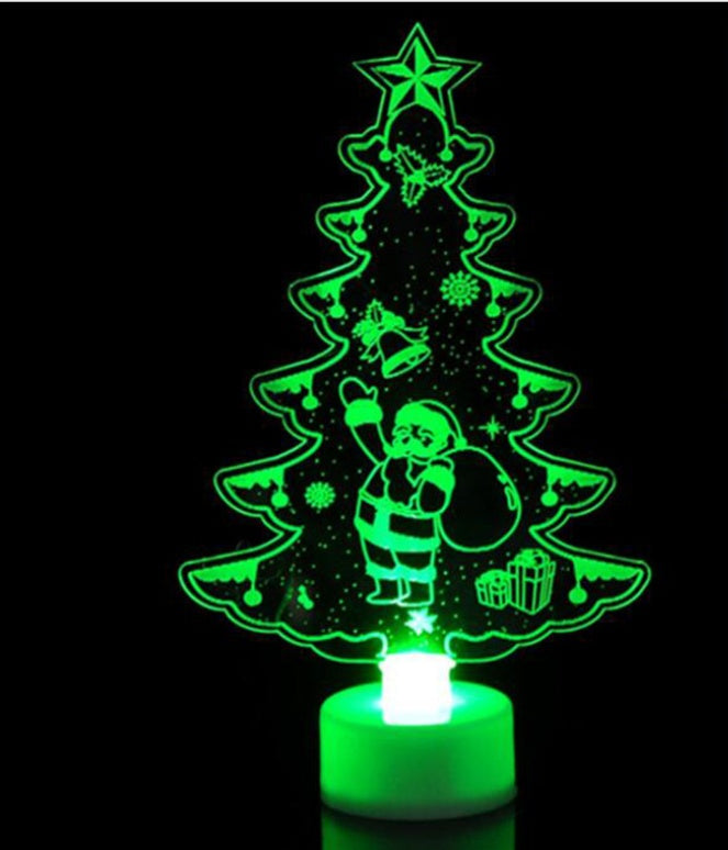 Glowing Christmas Tree Ornaments