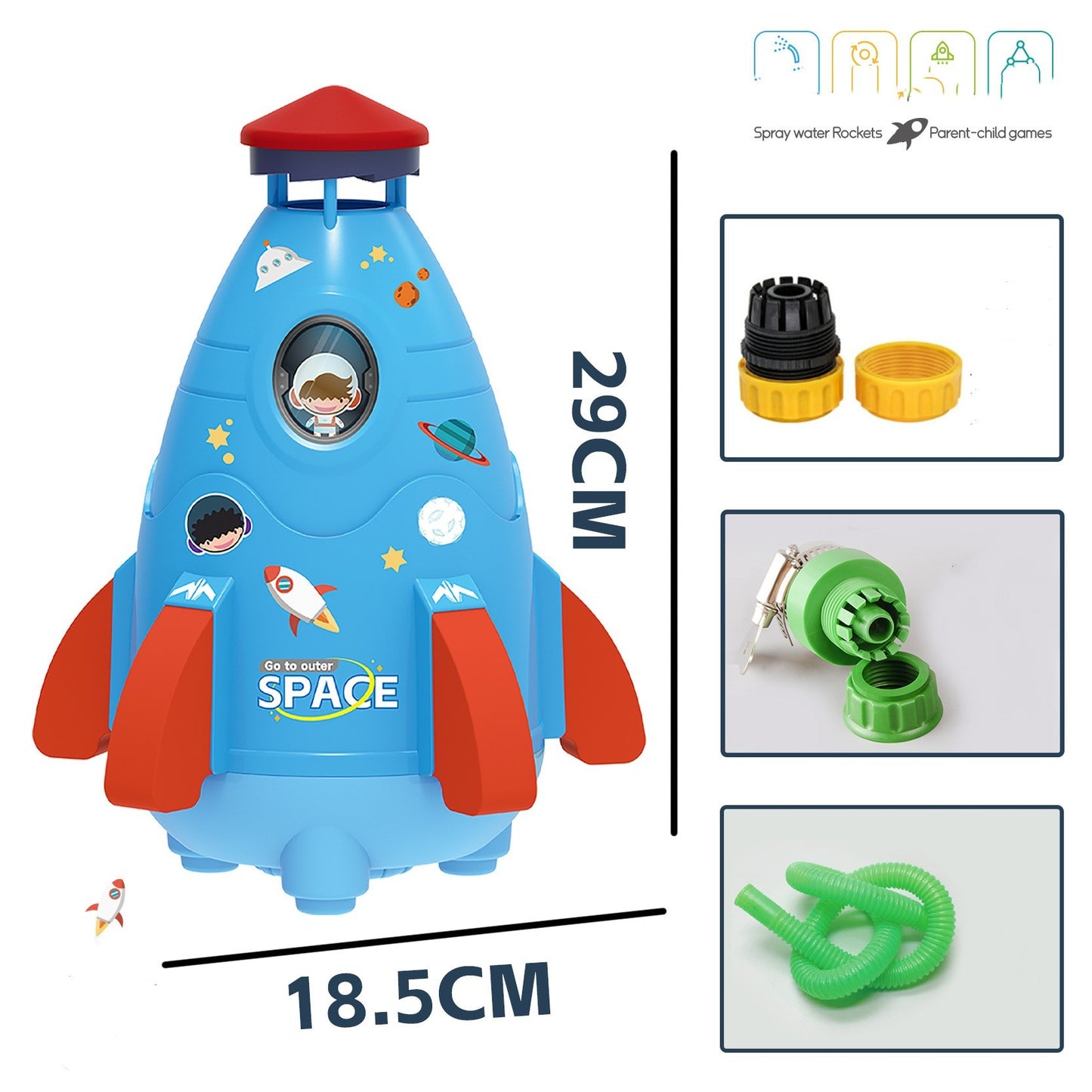 Kids Space Rocket Sprinkler