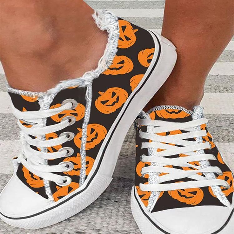 Halloween Casual Canvas Shoes