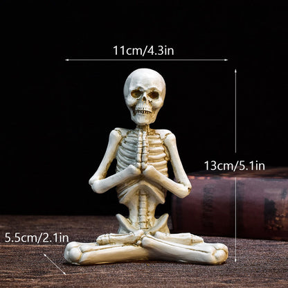 Halloween Yoga Skull Skeleton