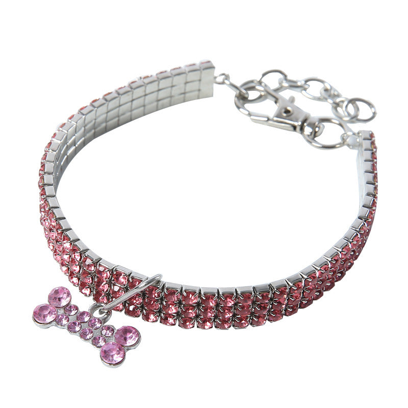 Rhinestone Dog Collar