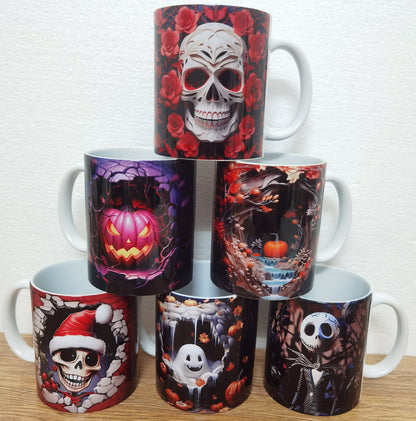 Halloween Pumpkin Ceramic Coffee Mug