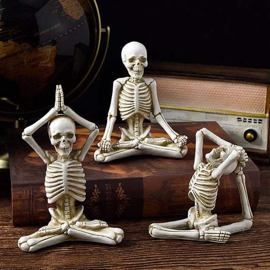 Halloween Yoga Skull Skeleton