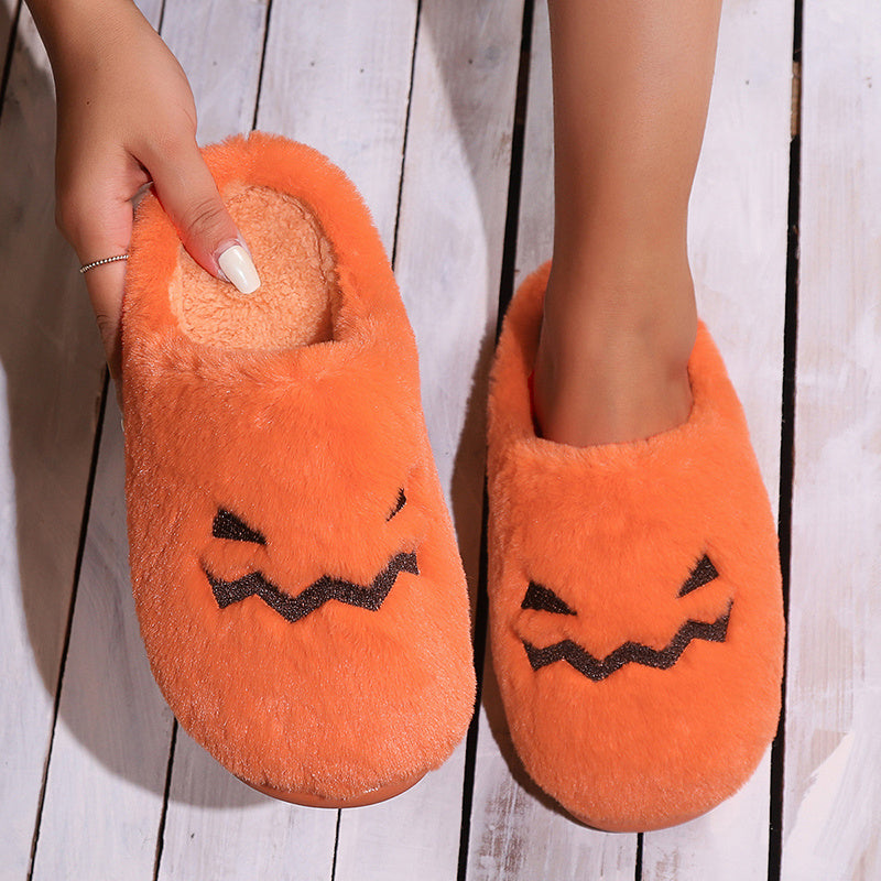 Halloween Pumpkin Slippers