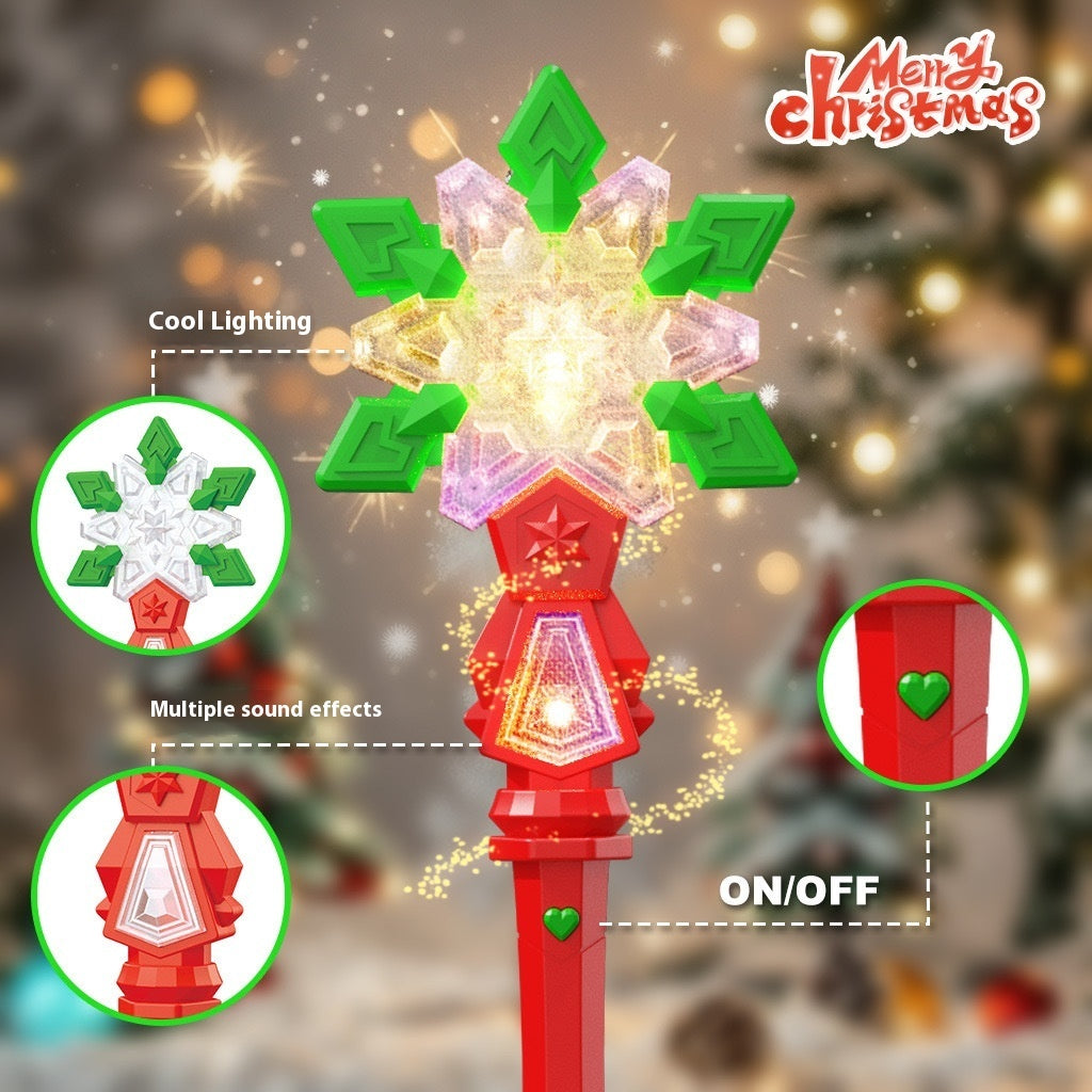 Luminous Music Snowflake Stick