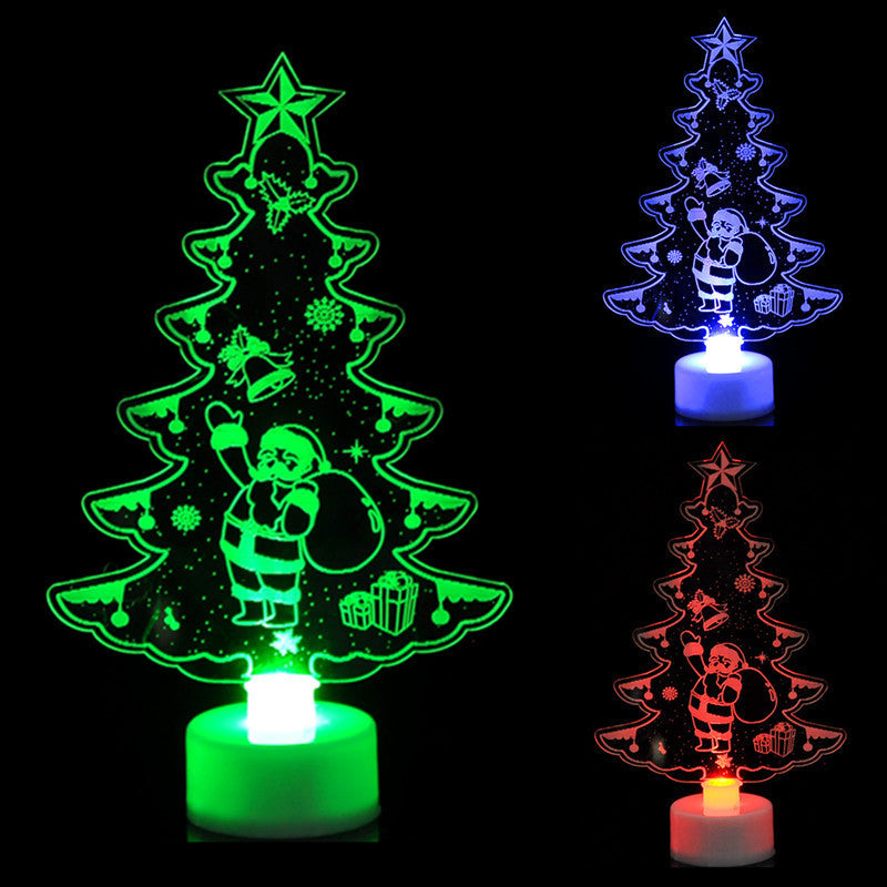 Glowing Christmas Tree Ornaments