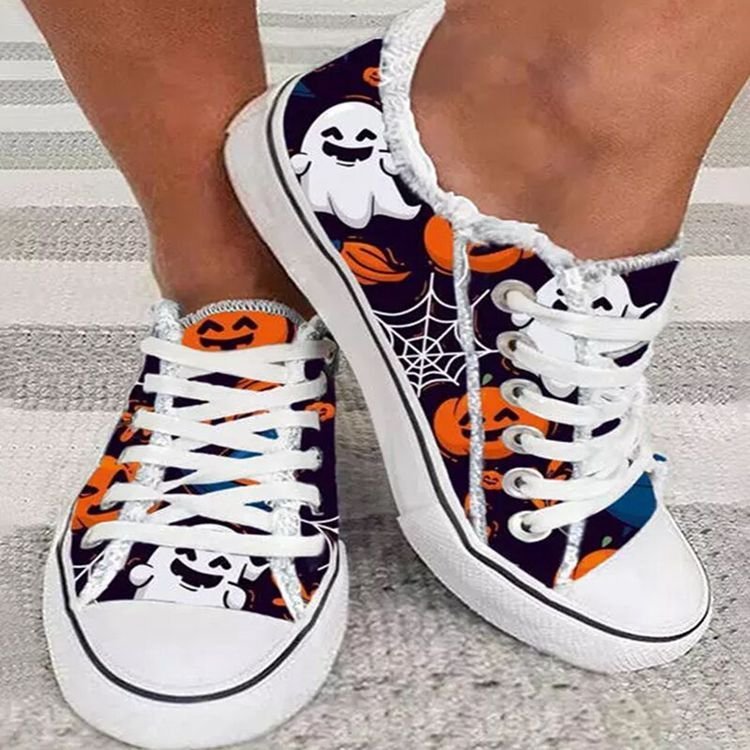 Halloween Casual Canvas Shoes