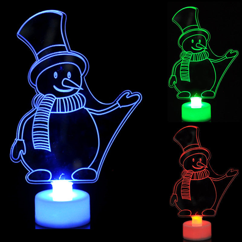 Glowing Christmas Tree Ornaments