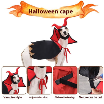 Halloween Pet Vampire Cloak