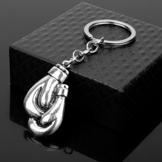 Boxing Gloves Metal Keychain Pendant