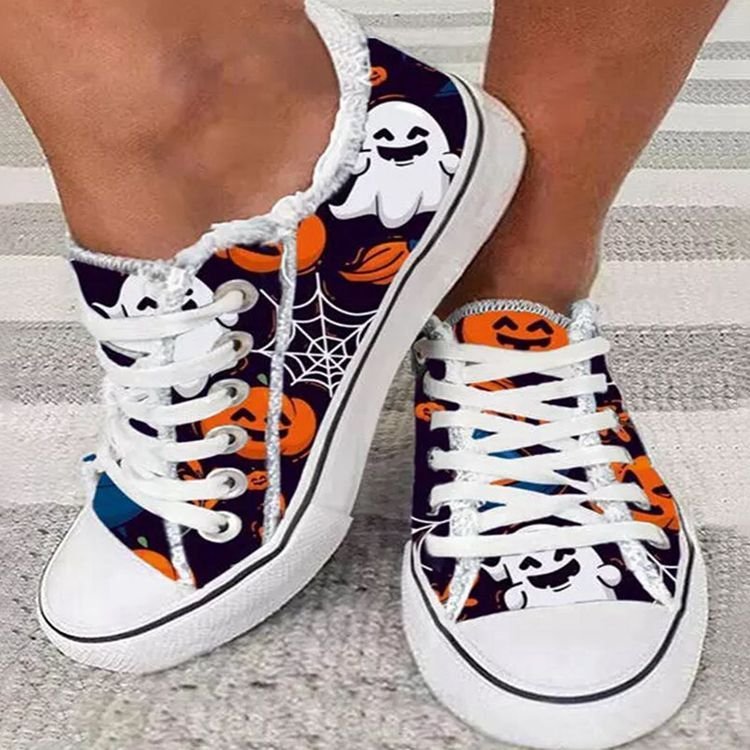 Halloween Casual Canvas Shoes