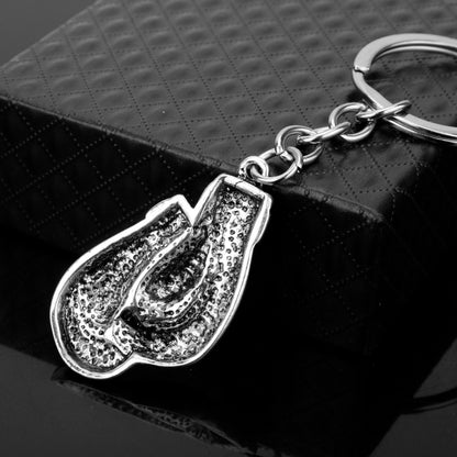 Boxing Gloves Metal Keychain Pendant