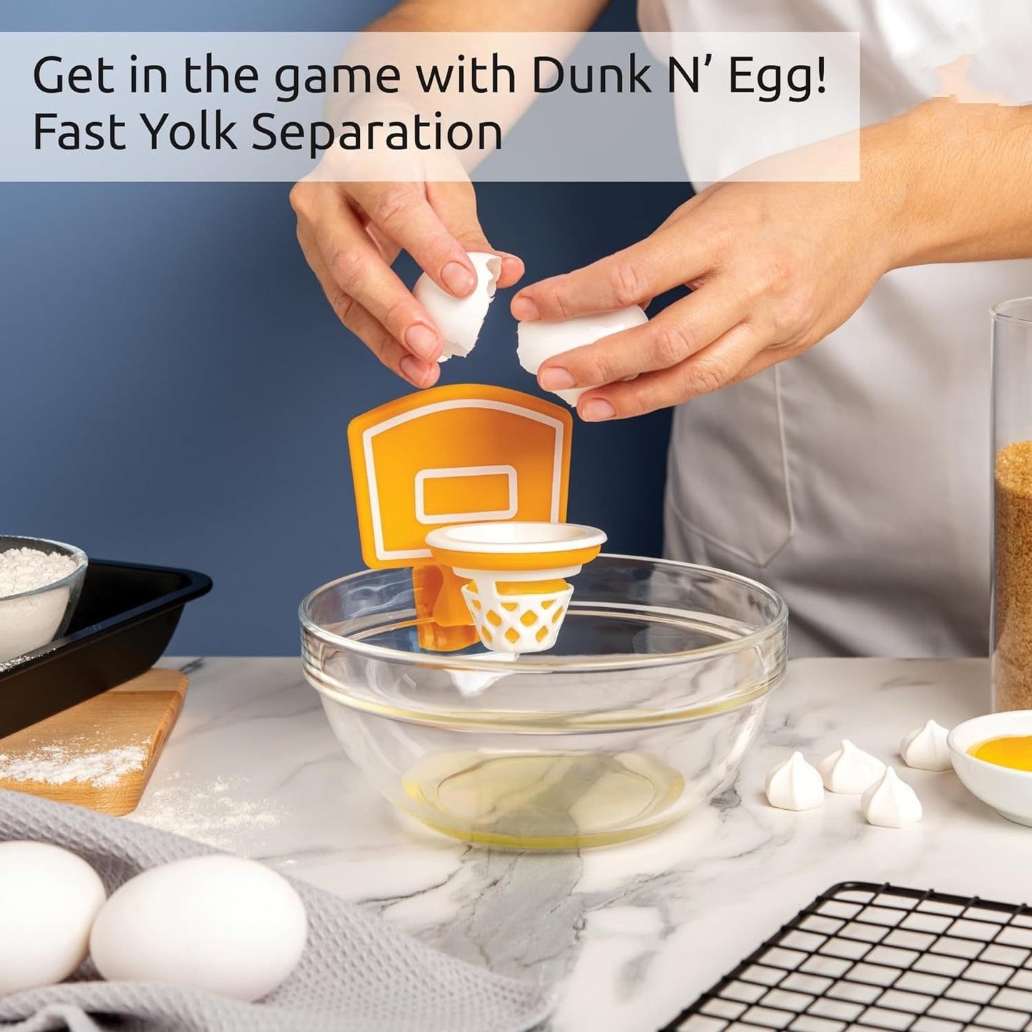 Basketball Hoop Egg Separator