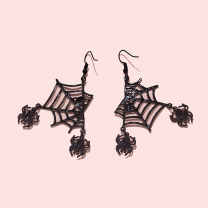 Spider Web Earrings