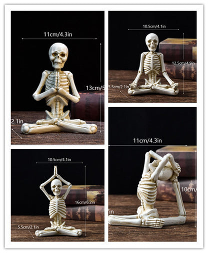 Halloween Yoga Skull Skeleton