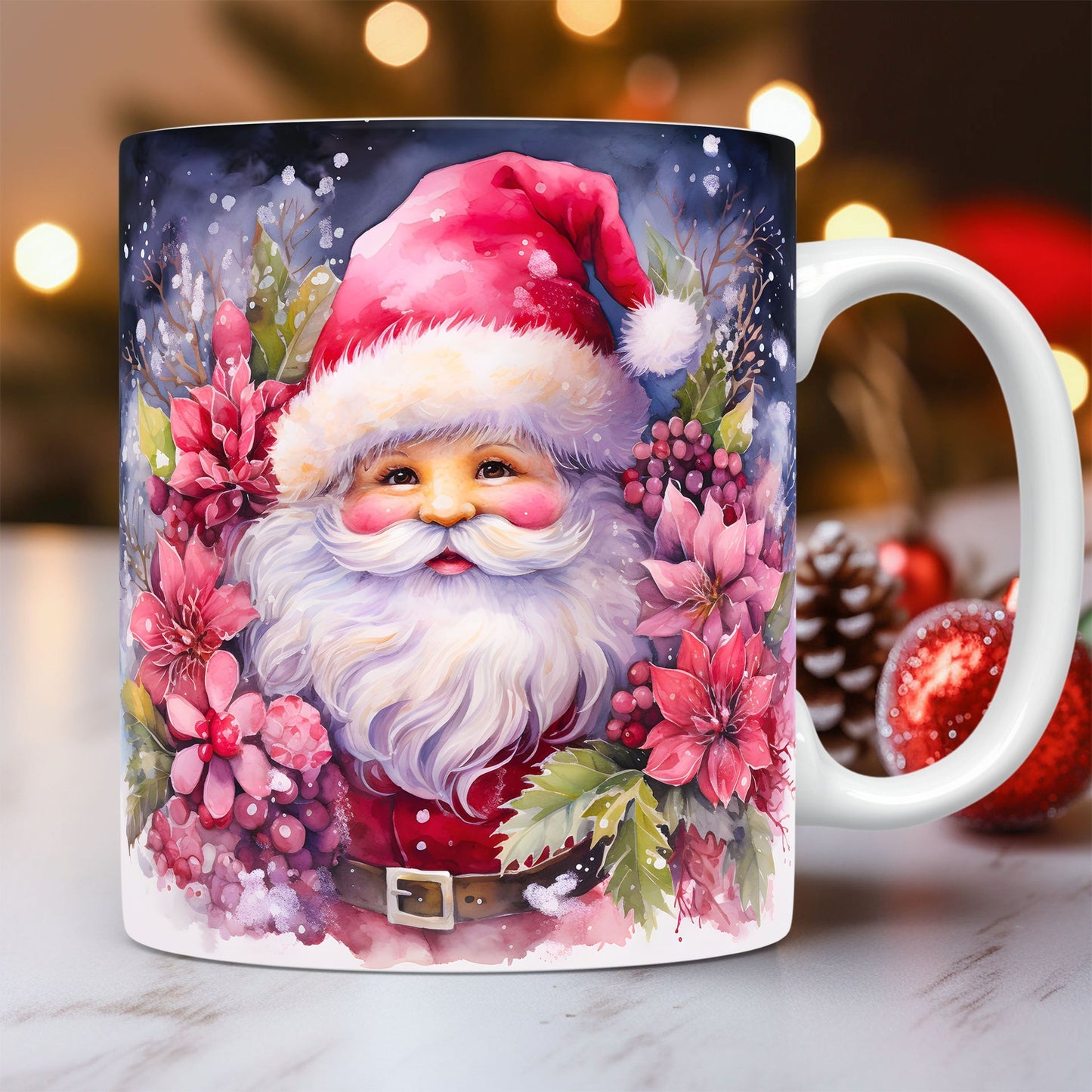 3D Christmas Ceramic Mug