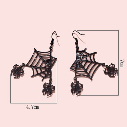 Spider Web Earrings