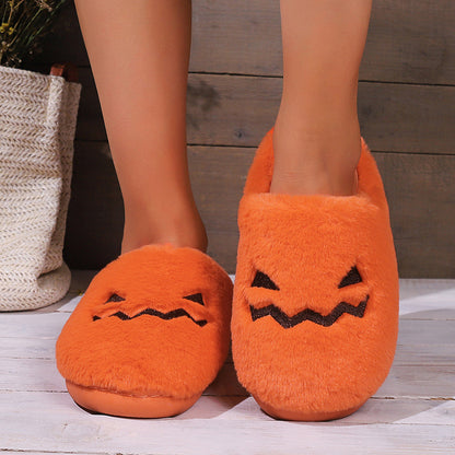 Halloween Pumpkin Slippers