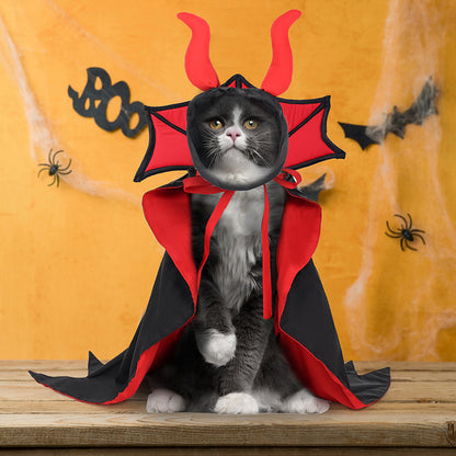 Halloween Pet Vampire Cloak