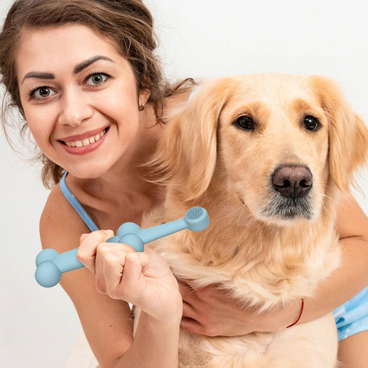 Pet Silicone Finger Toothbrush